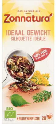 Obrázok produktu pre Zonnatura Ideal Weight Herbal Infusion, 20 vrecúšok, 32 g, bez kofeínu