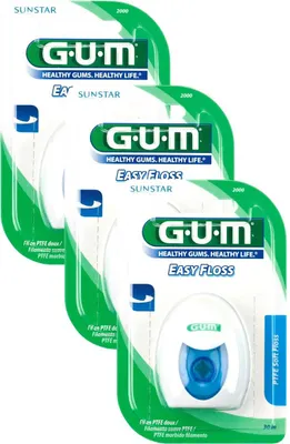 Produktbild von 3x GUM Easy FLoss Zahnseide 30m