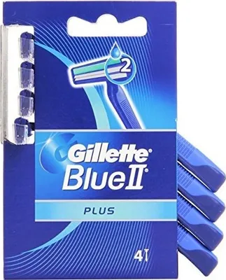 Produktbild von Gillette Blue II Plus - Einwegrasierer 4er-Pack