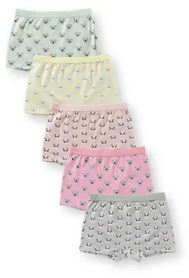 Produktbild von Minoti 5er-Pack Boxershorts mit Tiermotiven Bunt Gr. 152 für Mädchen