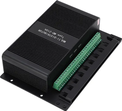 Productafbeelding van Voor NMEA-marinesignalen, signaalverdeler met dubbele ingangskanalen en 10 uitgangen, isolator conform de IEC61162-1 standaard