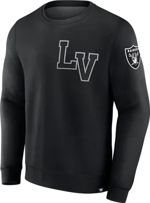 Produktbild von Las Vegas Raiders Varsity Letter NFL Fleece Pollover - 3XL