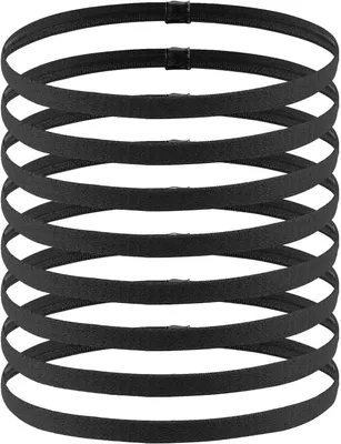 Imagen del producto de Bandas para el pelo deportivas elásticas, 8 unidades, color , antideslizantes, ideales para yoga y correr