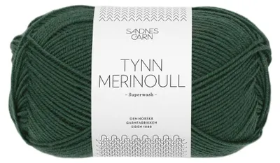 Produktbild von Sandnes Tynn Merinoull 50g - Merino Schurwolle 8581 dyp skoggrønn