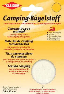 Produktbild von KLEIBER Quick-Camping-Bügelstoff 340 x 120 mm rohweiß