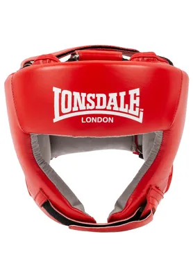 Zdjęcie produktu dla Skórzane ochraniacze głowy PROTEC Red L Lonsdale