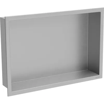 Produktbild von Mexen X-Wall-R Einbauregal mit Flansch 45 x 30 cm, inox - 1910453010