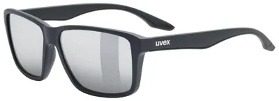 Produktbild von Uvex solus Sportbrille, black matt/mirror silver, one size