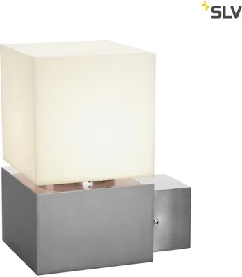 Produktbild von SLV 1000336 SQUARE WALL E27 Outdoor Wandleuchte Edelstahl max. 20W IP44