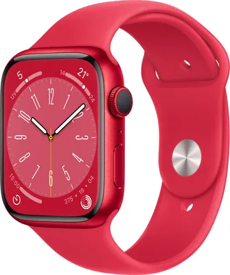 Immagine prodotto di Apple Watch Series 8 GPS 41mm Cassa in Alluminio Red con Cinturino Sport Band Red Regular