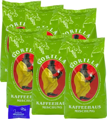 Produktbild von Gorilla Kaffeehaus Mischung 6x 1000g Joerges + Jassas Gebäck
