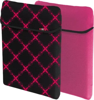 Obrázek produktu pro Oboustranná brašna černá/růžová pro notebook 13" až 14