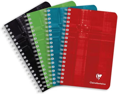 Obrázok produktu pre Clairefontaine 8602C Clairefontaine Spiralheft, 110 x 170 mm, kariert