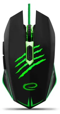 Imagen del producto de Ratón alámbrico Esperanza para jugadores, sensor óptico 6D, conexión USB, modelo Mx209, diseño "Klaue"