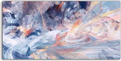 Produktbild von Coloray - Glasbild - 100x50 cm - Wandbild - Glasbilder - künstlerische Spritzer Abstrakte