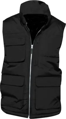 Produktbild von Kariban Herren Bodywarmer/Gilet gefüttert. RW4211 (S) (Schwarz)