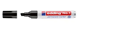 Produktbild von Edding No.1 schwarz 1-5mm Keilspitze permanent