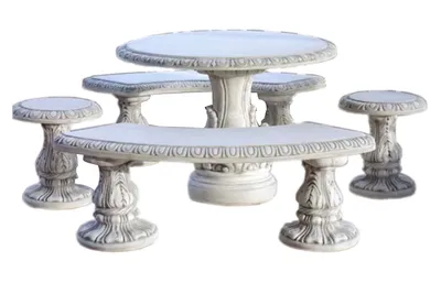 Produktbild von ANTIKES WOHNDESIGN Garten Garnitur AWD-SG-004 B:134cm H:78cm