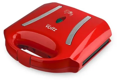 Imagen del producto de Sándwichera Rosberg R51442L, 750 W, con placas antiadherentes, color rojo