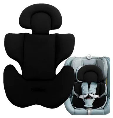 Produktbild von Autositzauflage für Babys, weiche und tragbare Kopf- und Körperstütze, Nackenstütze, Kopfkissen, Abdeckung für Kinderautositz
