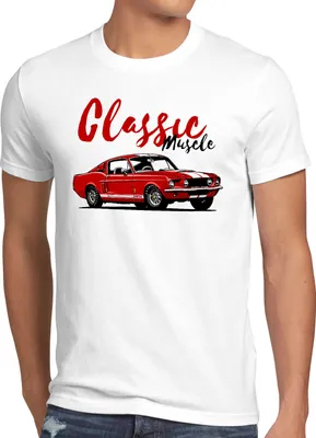 Produktbild von style3 Classic Muscle Car Herren T-Shirt eleanor fastback usa v8 gt500