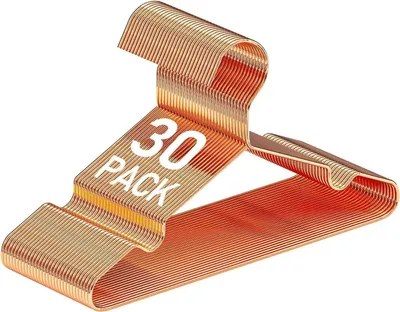 Obrázok produktu pre Sada 30 ružových vešiakov na oblečenie pre deti