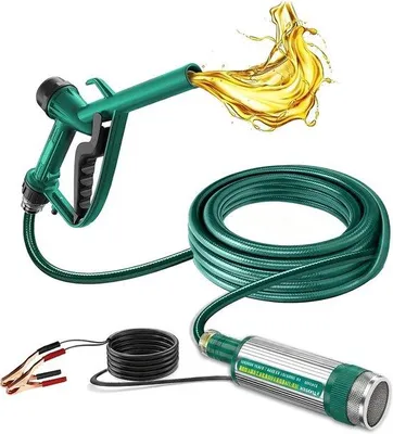 Produktbild von Dieselpumpe, selbstansaugend, Dieselpumpe 12 V, 30 l/min, Heizölpumpe, für den Transport von Diesel, Kerosin und Wasser