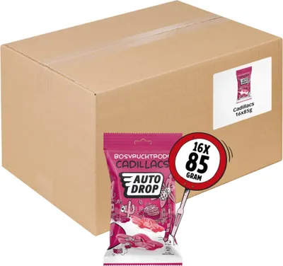Produktbild von Autodrop Snackpaket Cadillacs (16x 85gr)