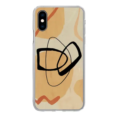 Produktbild von MuchoWow® Handyhülle Schutzhülle Hülle für iPhone X Kunst - Geometrische Formen - Abstrakt Silikon Softcase Handy Hülle - Handyhülle