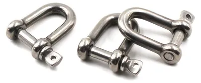 Produktbild von Befestigungshaken aus Edelstahl mit D-Ring