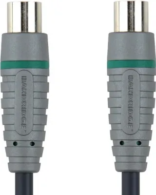 Produktbild von Bandridge BVL8501 Coax Video Cable 1 m - Antennenkabel - grau