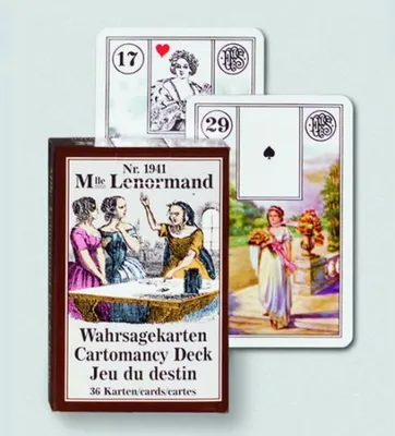 Zdjęcie produktu dla Mlle Lenormand karty do wróżenia Piatnik
