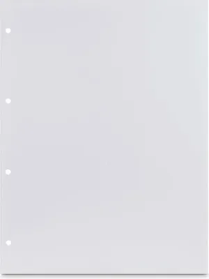 Immagine prodotto di Cartoncino fotografico Hama, 23,3 x 31 cm, perforato, 25 fogli, bianco (00007555)
