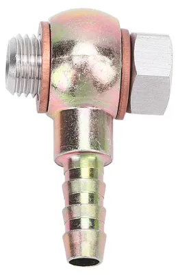 Image de Kit de boulons banjo en acier inoxydable pour réservoir de frein, avec adaptateur banjo 7/16 po x 20 UNF et embout cannelé de 8 mm pour systèmes de transport