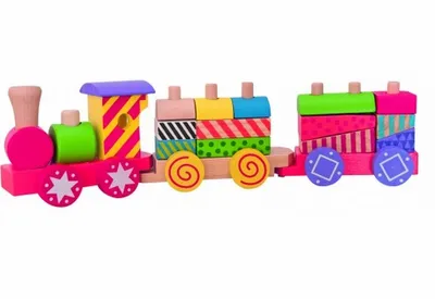 Produktbild von Woody Woody Stapelzug 17-tlg. 35x9 cm 91122