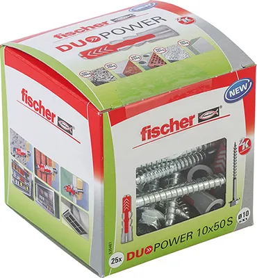 Produktbild von fischer DUOPOWER 10 x 50 S LD mit Sicherheitsschraube