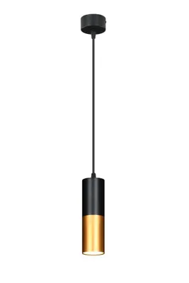 Immagine prodotto di Lampada a sospensione TUBA 1X15W GU10 5,8/30 ORO NERO 31-77677 Candellux