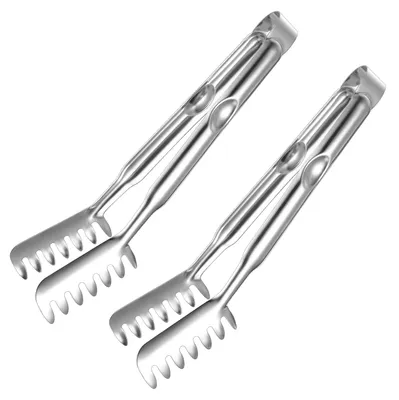 Produktbild von TRANKIELO® – Edelstahl-Nudelhaken und Spaghetti-Zange, 29 cm – Ergonomischer Griff – Rutschfest – Langlebig – Geeignet für verschiedene Gerichte