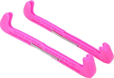 Immagine prodotto di 1 paio di coprilame per pattini da ghiaccio, protezione per pattinaggio artistico, protezione in plastica regolabile, rosa