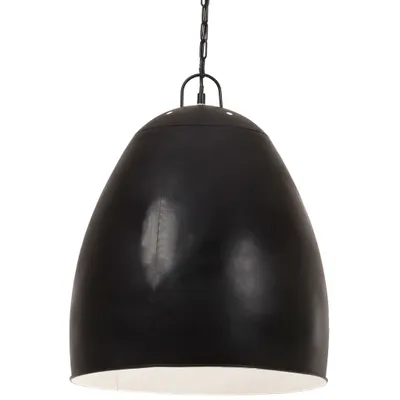 Zdjęcie produktu dla Industrialna lampa wisząca, 25 W, czarna, okrągła, 42 cm, E27