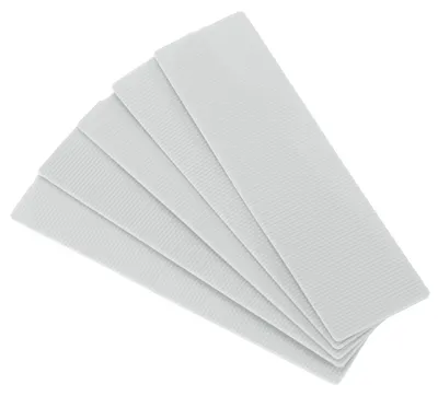 Produktbild von Unterlegplatten Abstandshalter Kunststoff - 100 x 28 x 1 mm - Grau - 50 Stück