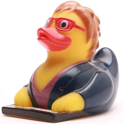 Produktbild von Badeente Piano Man Vinyl 9 cm