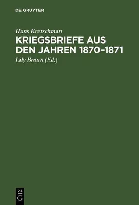 Produktbild von Kriegsbriefe aus den Jahren 1870-1871