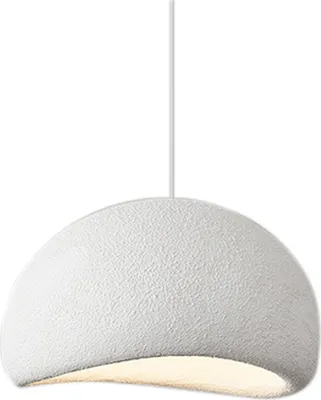 Produktbild von 1 Stück–30 cm E27 japanische Wabi Sabi Boho Mid-Century Modern Kuppel-Pendelleuchte Restaurant-Hängelampe (Glühbirne nicht im Lieferumfang enthalten)