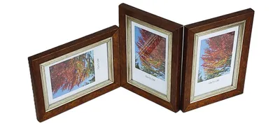 Image de GALERIE cadre multi FLASH pour photos 10x15 cm DOUBLE horizontal/vertical/vertical BRONZE
