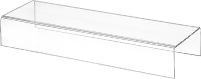 Produktbild von Dekobrücke aus Acrylglas in 300x50x100mm - Zeigis® / Warenträger / U-Ständer / Acrylständer / Warenpräsentation / Dekoständer / Dekoaufsteller / Acryl / transparent / klar / farblos