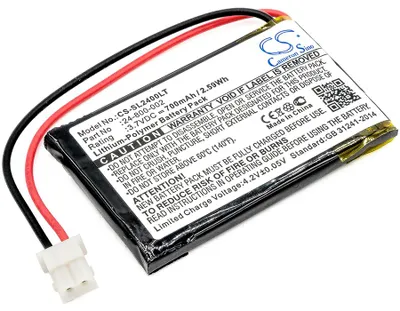 Produktbild von TECHTEK Akku Kompatibel mit [Solar LED Light] SL-24000 Ersetzt 24-800-002, für 24-800-006, für PLB-24-800-006