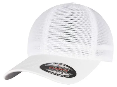 Produktbild von Flexfit - "360 Omnimesh" Baseball-Mütze LT2089 (Einheitsgröße) (Weiß)