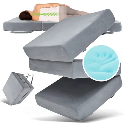 Produktbild von Herlag Visco Klappmatratze 195x75x14cm Memory-Foam hochwertiges Gästebett extra bequem