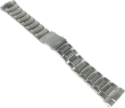 Produktbild von Casio Wave Ceptor Uhrenarmband 23mm Edelstahl silberfarben | WVA-470DE